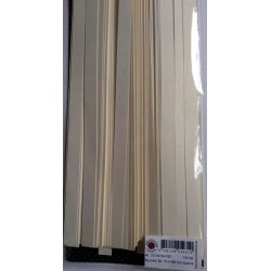 10 mm Stjernestrimler / Quilling Strimler - Big Pack 150 stk. - Luxus White Gold - Hvid Guld