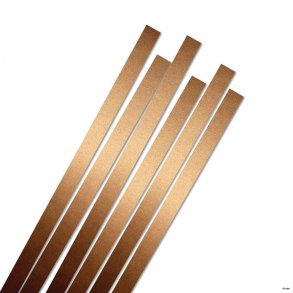 10 mm Quilling Strimler - 30 stk. - Luxus Fusion Bronze