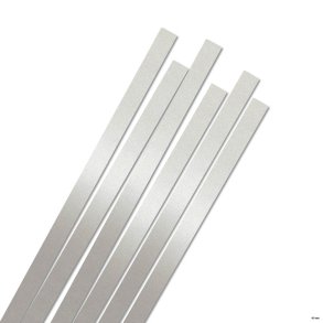 10 mm Quilling Strimler - 30 Stk. - Luxus Silver - Mrk Slv