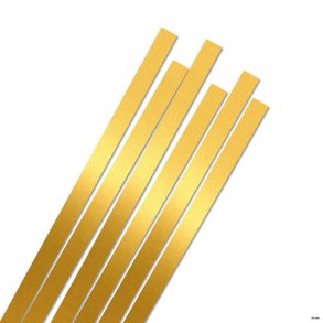 10 mm Quilling Strimler - 30 stk. - Luxus Gold - Guld