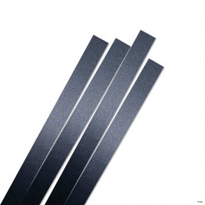 15 mm Quilling Strimler - 20 stk. - Luxus Coal Mine