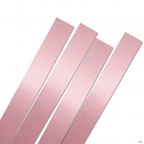 25 mm Quilling Strimler - 12 stk. - Luxus Misty Rose