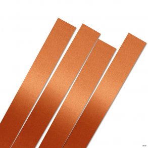 25 mm Stjernestrimler - 12 stk. - Luxus Copperplate - Kobber - Bronze