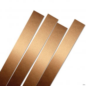 25 mm Stjernestrimler - 12 stk - Luxus Fusion Bronze