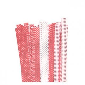 10 mm Quilling Strimler - Red Mix 120 stk. - Rd Mix