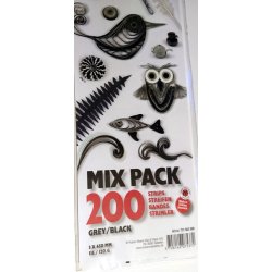 Quilling - Mix pakke til Pariserhjul - Wheels of Paris - 3 mm