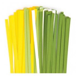  5 mm Quilling Strimler - Mix Pack 160 stk - Spring - Forrs farver