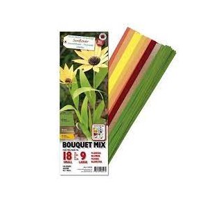 Quilling 3D Solsikke - Sunflower - Bouquet Mix