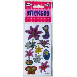 Stickers - Blandede blomster