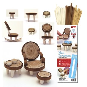 Quilling 3D Mini Furnitures - Mini Mbler