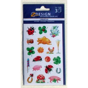 Stickers - dyr og flora