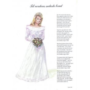 Til verdens sødeste brud ''til brud fra brudgom''