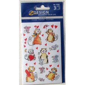 Stickers - katte mus