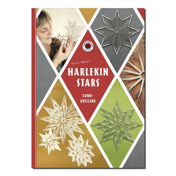 Instruktionshfte - Harlekin Stars - Comb Quilling