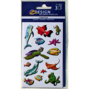 Stickers - fisk fra alverdens have