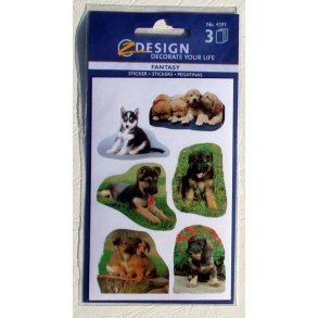 Stickers - Hunde og hundehvalper