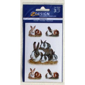 Stickers - Kanin og marsvin