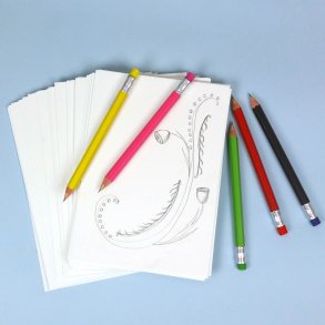 Papir A5 - 100 ark - Natur Hvid med struktur