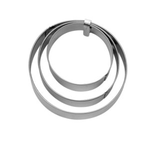 Udstikker St - Runde 3 stk. - rustfri stl