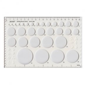 Cirkel Skabelon - hvid til quilling - Circle