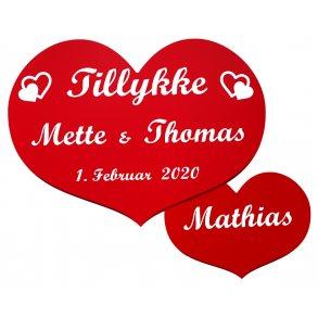  Hjerter til bryllup og barnedb - Fix og frdig