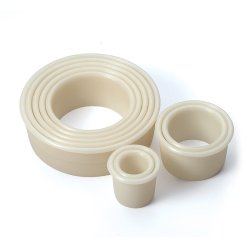 Udstikker St - Nylon - hrdt materiale - skre st 9 dele runde