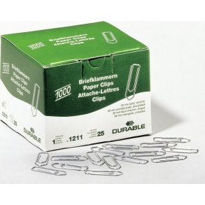 Papirclips - 32 mm - 1000 stk.