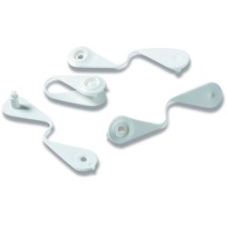 Prvepose Clips - Hvide -100 stk.