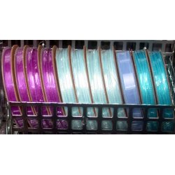 32 mm Satinbnd - Lysebl / baby bl - 10 m