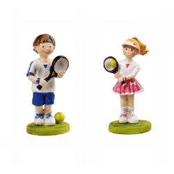 8,5 cm Figur Tennis Spiller - Dreng