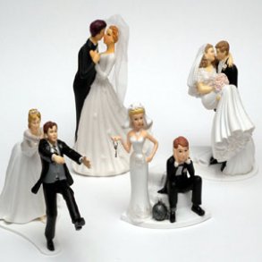 Figurer / kagefigurer til bryllup (alle)